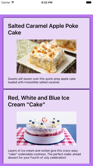 Delicious Cake Recipes