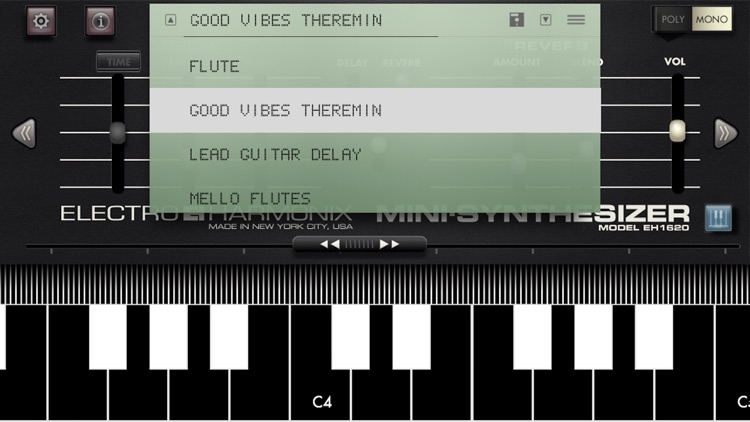 Mini Synthesizer for iPhone