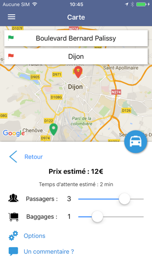 Taxi Dijon(圖3)-速報App