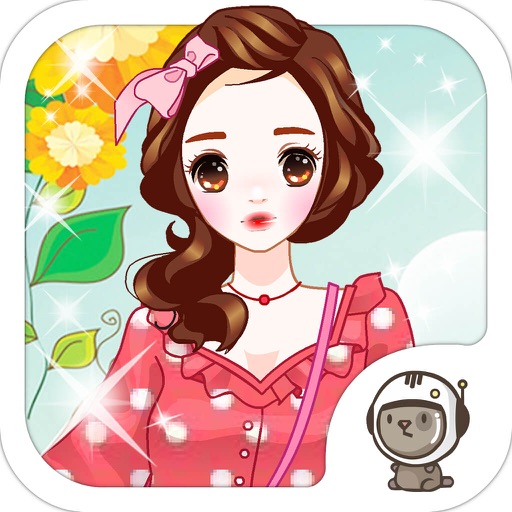粉红可爱女孩 - 公主美容化妆打扮沙龙，儿童教育女生小游戏精选 icon
