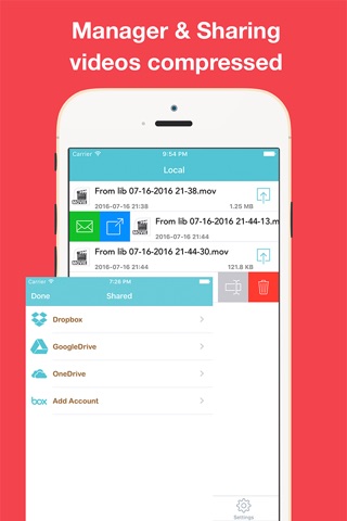 Video Compressor - Reduce video size to sync cloud screenshot 2
