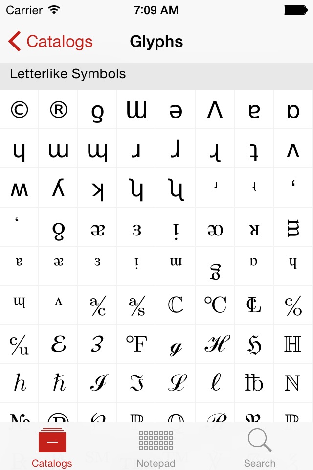 Unicode Pad screenshot 3