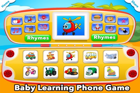 Toy Phone For Toddlers - Educational Free Game screenshot 2