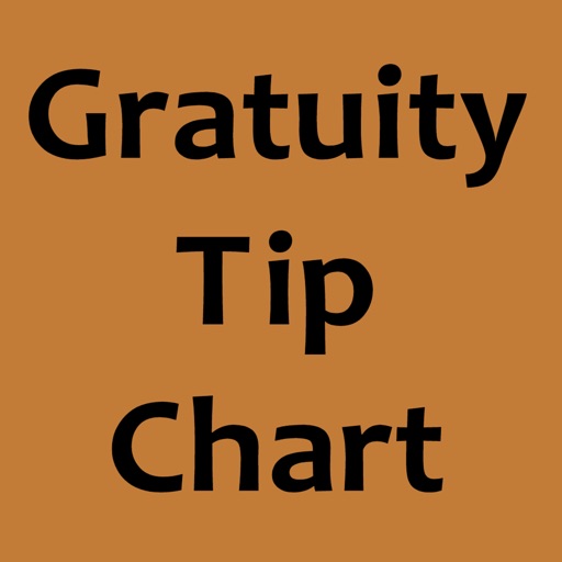 Gratuity Tip Chart