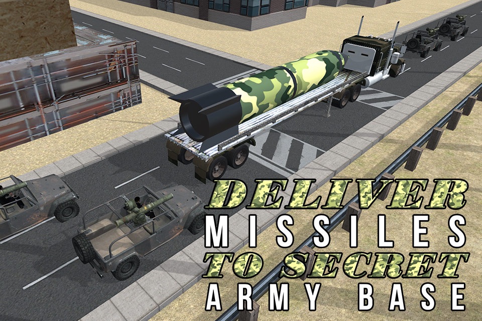 3D Army Cargo Truck Simulator – Ultimate lorry driving & parking simulation game screenshot 2