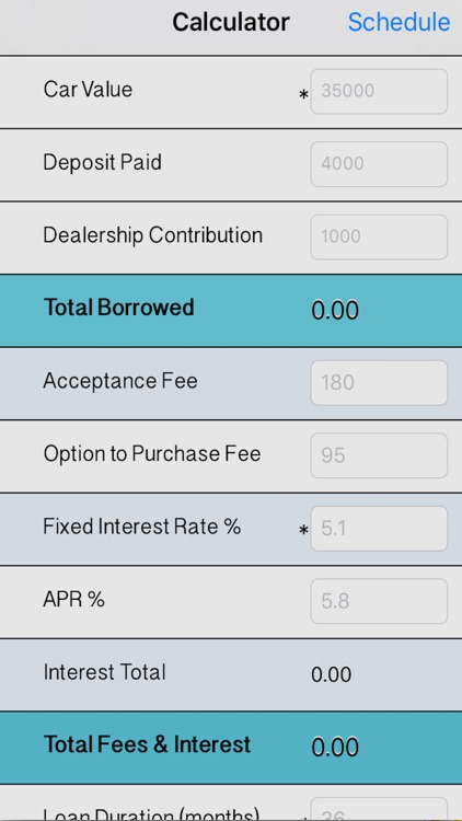 Hire Purchase Calculator