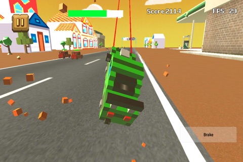 Blocky Cars Underground Racing screenshot 4