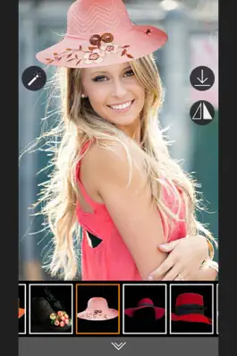 Game screenshot Girl Hat Photo editor - Photo Booth apk