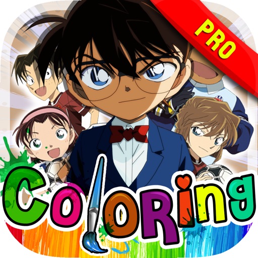 Coloring Book Manga  & Anime Painting Detective Conan Pro Edition icon