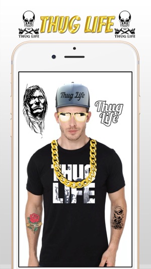 Thug Life Photo Sticker Maker - Photo Editor with ThugLife S(圖2)-速報App