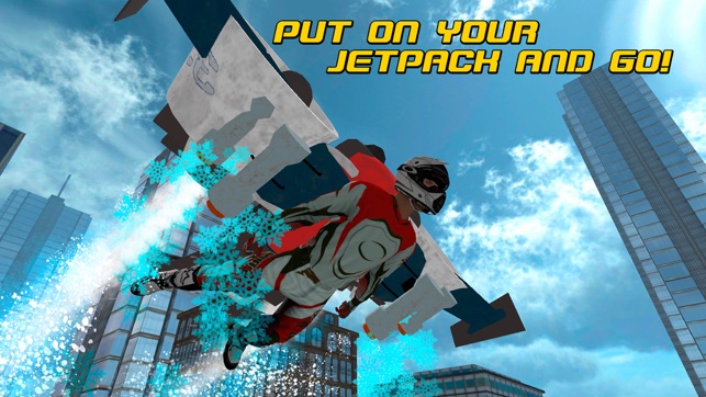 Flying Man: Skydiving Air Race 3D Full(圖1)-速報App