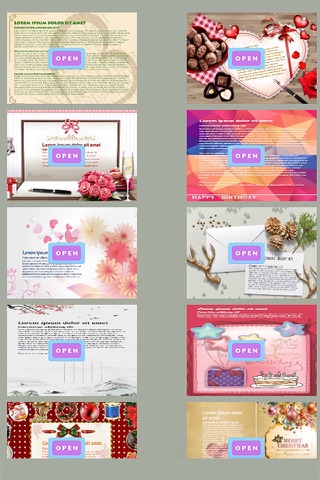 Greeting card templates for Pages screenshot 2