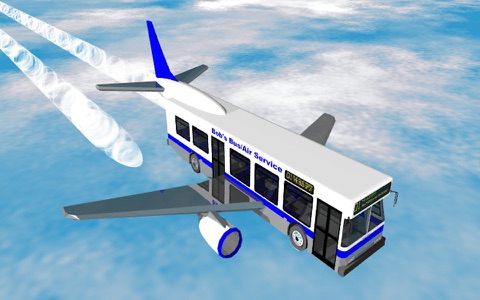 Flying Bus- Free Flight Bus Simulator 2016 screenshot 3
