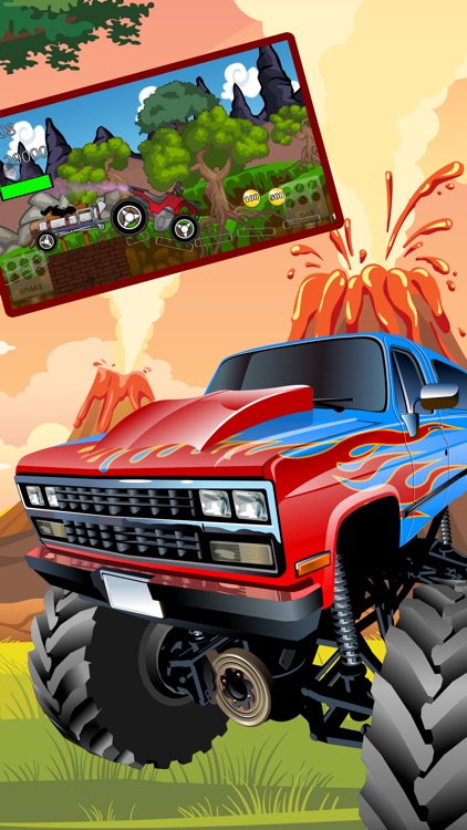 monster truck climb : free car racing games