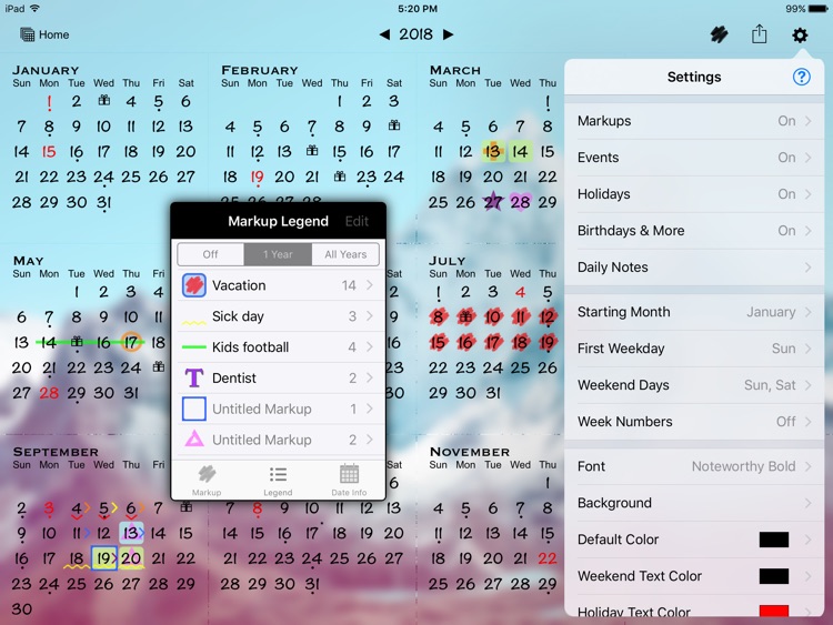 All-in-One Year Calendar – The Customizable Planner