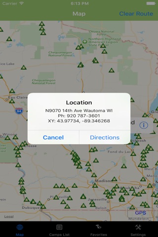 Wisconsin – Camping & RV spots screenshot 4