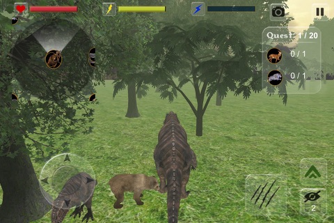Wild T-Rax the Dino Simulator N Forest Hungry Rivals screenshot 4