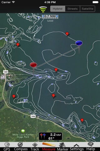 Minnesota Lakes Nautical Chart screenshot 4