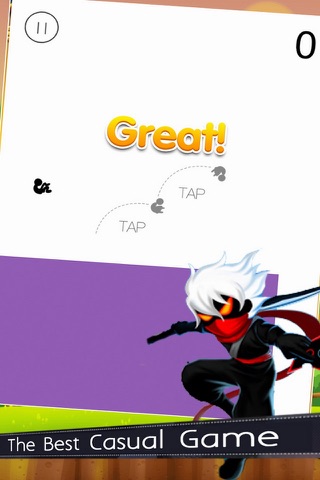 Toddler Stick Ninja Runner Jump and Jump screenshot 2