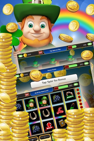 Leprechaun Riches Of Gold - Big Social Slot Machines in Double Rainbow Casino screenshot 3