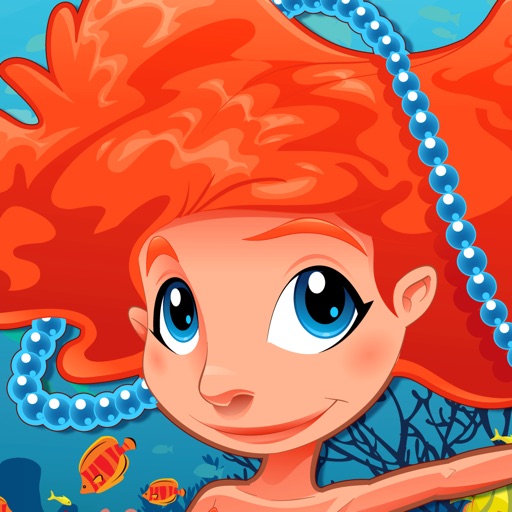 Treasure Aquarium Mermaid - FREE - Underwater Cartoon Gem Collector icon