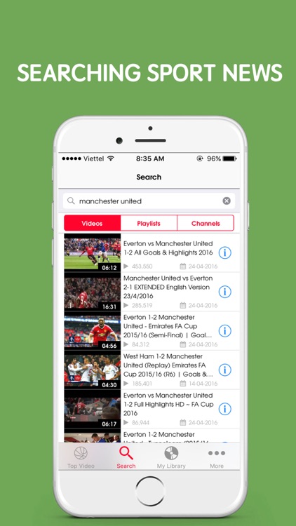 iSport video player for Youtube - watch sport videos news everyday