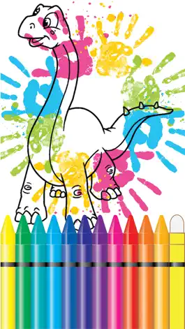 Game screenshot Jurassic Coloring Book World Sixth Edition apk