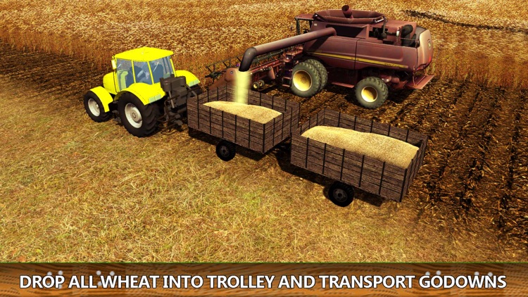 Farm Town Harvesting Tractor Driver screenshot-3