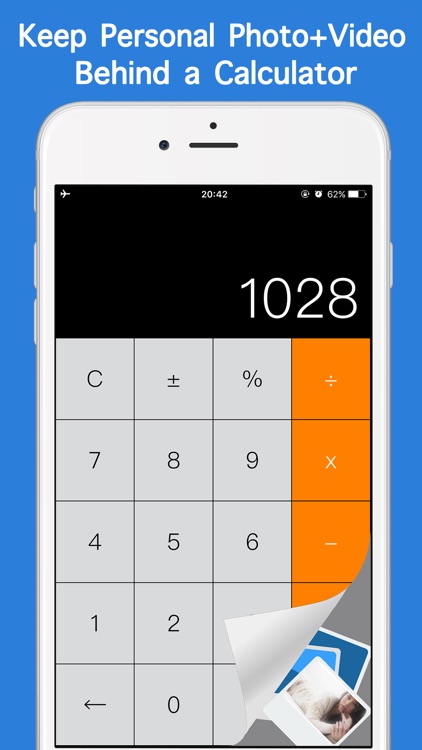 Lock Secret Photos & Videos Vault - Password Hide Private Pictures Keep Personal Voice Memos Behind a calculator