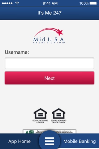 MyUSA Credit Union Mobile screenshot 2