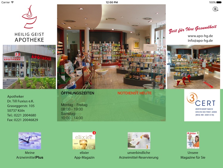 Heilig Geist Apotheke Fuxius by Till Fuxius