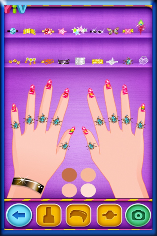 New Manicure Salon - Nail art design spa games for girls screenshot 2