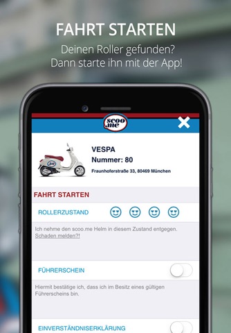 scoo.me Vespa & Roller Sharing screenshot 3
