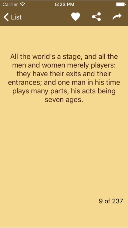 William Shakespeare Quote - The best quotes screenshot-3