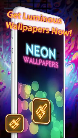 Game screenshot Cool Neon Wallpapers – Glowing and Sparkling Background.s for Retina Home Screen Free apk