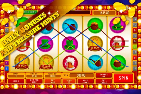 Green Festive Slots: Join the Irish leprechaun quest and beat the digital laying odds screenshot 3