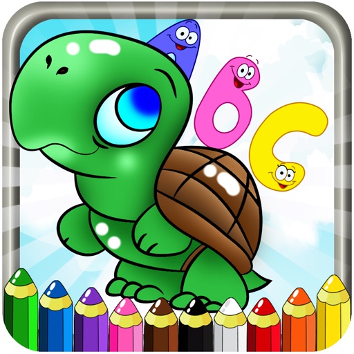 ABC ANIMALS COLORING BOOK - FREE DRAWING PAINTING FOR TODDLER AND KIDS iOS App