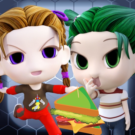 Celebrity Crazy Gang - The Celeb gangster run for eat yummy Sandwiches iOS App