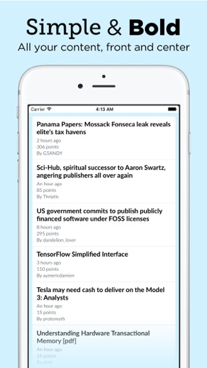 Hackery - Hacker News stories, clean and simple(圖1)-速報App