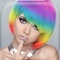 Rainbow Hair Color Changer – Hairstyle Dye and Wig Effect.s in Beauty Salon Photo Edit.or