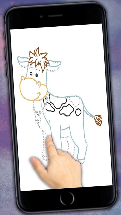 Connect the dots & paint the pictures - educational Coloring book for kids screenshot-3