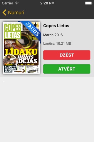 Copes Lietas screenshot 2