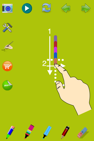 Trace Letters LV 3, Lowercase - náhled
