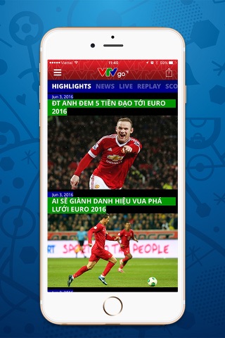 VTVgo Euro 2016 screenshot 2