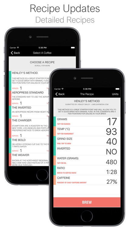 Mister Barista - Coffee Recipe Guide And Timer