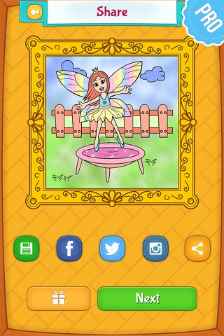 Fairy Coloring Pages PRO: Coloring Game for Kids screenshot 4