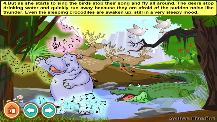 A good hippopotamus (story and games for kids)