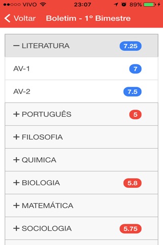 Painel Aluno screenshot 3