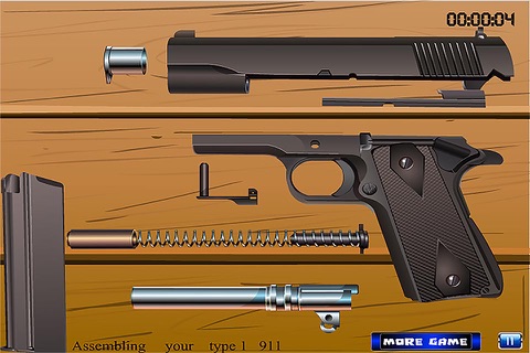 Colt M1911 Gun Builder & Shooting Training - 3D Gunshot Simulator Game screenshot 2