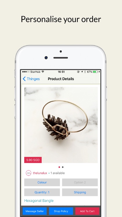 Thinges: Shop Artisanal, Handmade & Personalised Goods